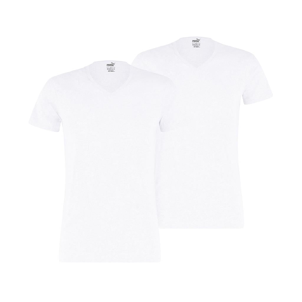 Basis t-shirts met v-hals