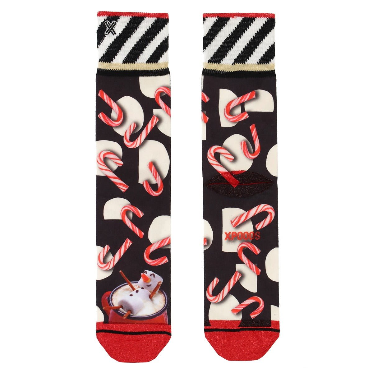 XPOOOS sokken met Xmas hot chocolate print