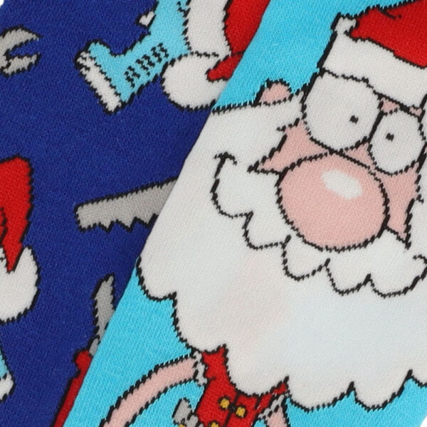 Apollo heren kerstsokken Ho Ho Ho 2-pack - Afbeelding 2