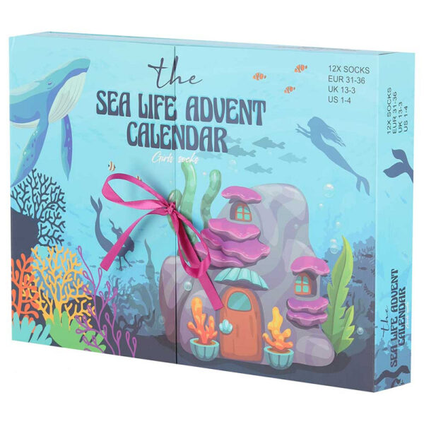 Apollo kerst adventkalender meisjes sea life 12-paar