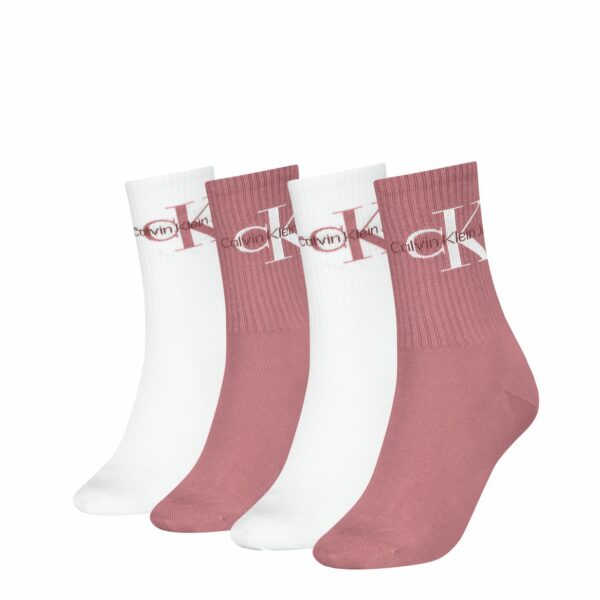 Calvin Klein dames sokken giftbox logo 4-pack - Afbeelding 4