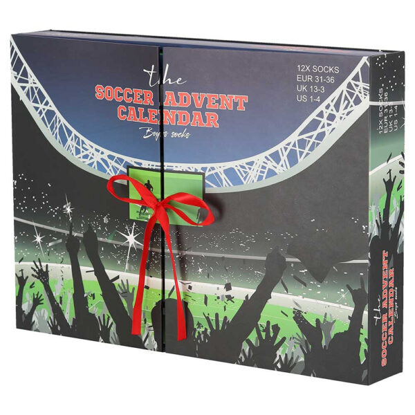 Apollo kerst adventkalender jongens voetbal 12-paar