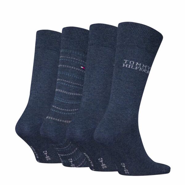 Tommy Hilfiger Heren sokken cadeaubox 4-pack - Afbeelding 5