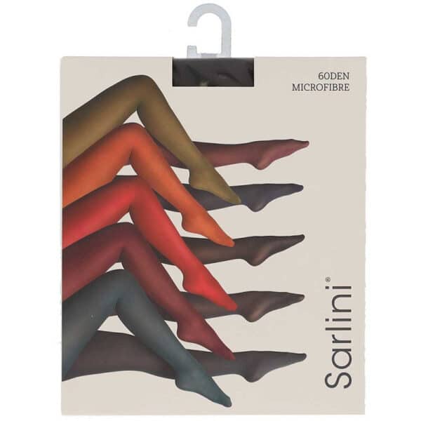 Sarlini 60 denier dames panty van microfiber bruin - Afbeelding 4