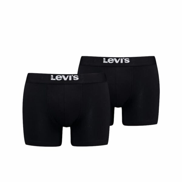 Heren boxershorts solid 2-pack