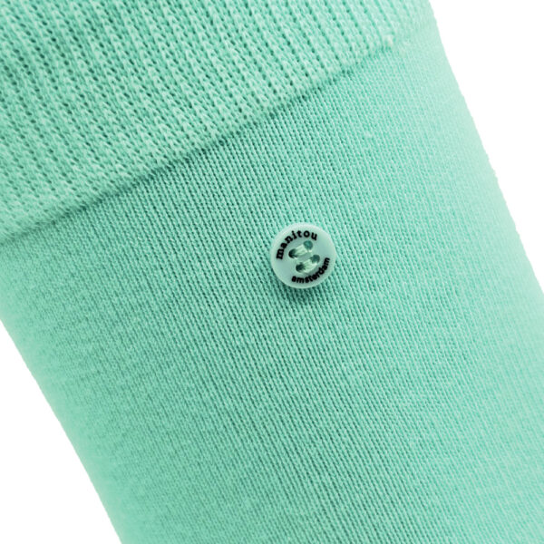 Unisex katoenen sokken mintgroen - Afbeelding 2