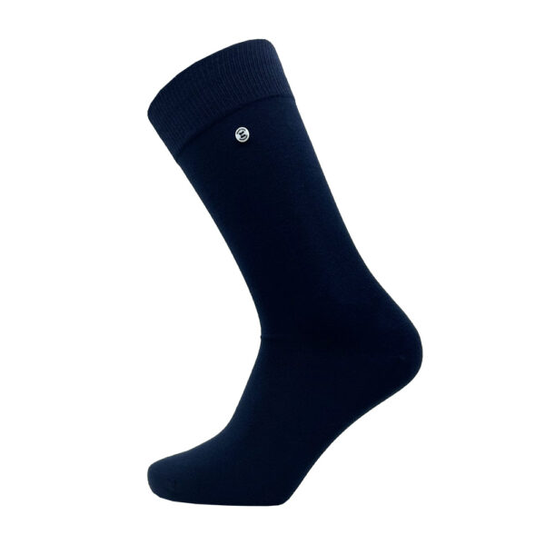 Unisex katoenen sokken marineblauw
