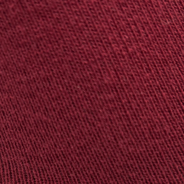 Unisex sokken met ster borduursel bordeaux - Afbeelding 3