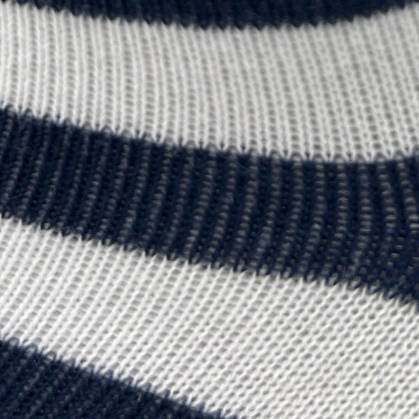 Unisex gestreepte sokken marineblauw en wit - Afbeelding 3