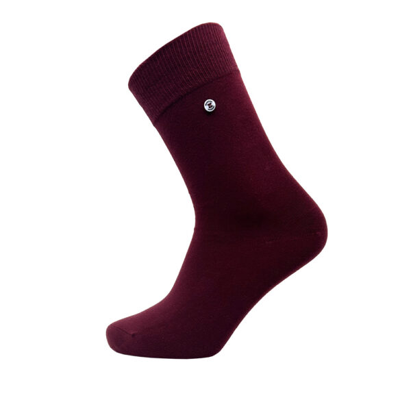 Unisex katoenen sokken dieprood