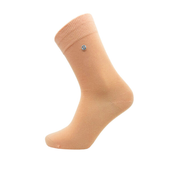 Unisex katoenen sokken zandkleur