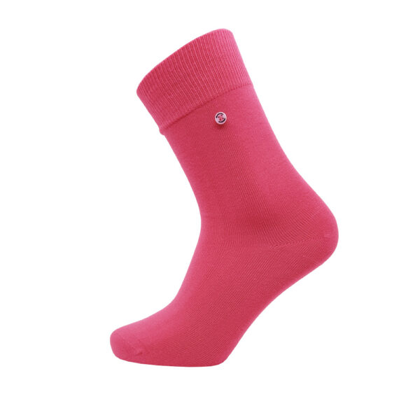 Unisex katoenen sokken fuchsia