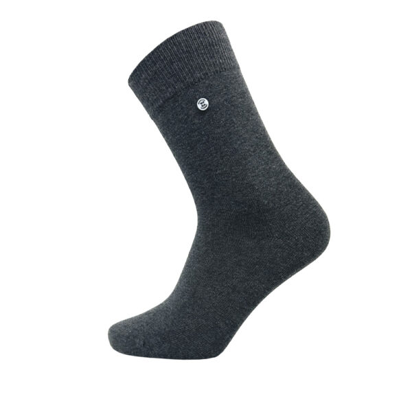 Unisex katoenen sokken donkergrijs