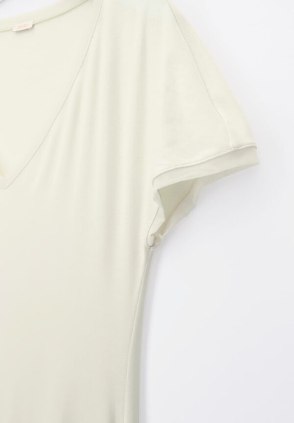 Perfect line modal t-shirt met v-hals - Afbeelding 4