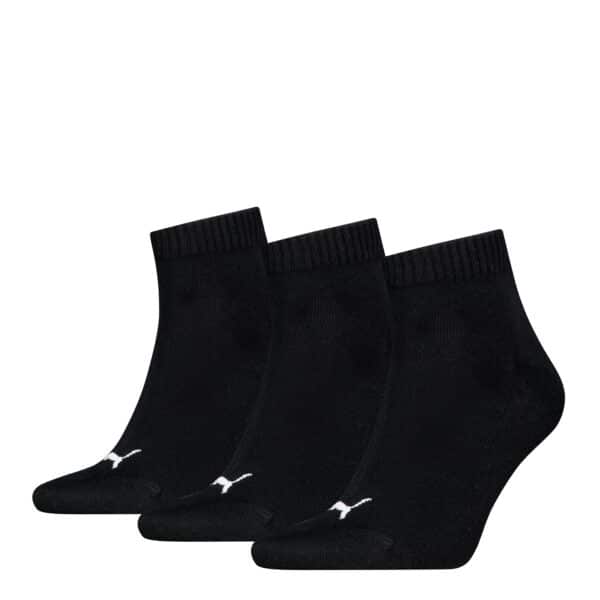 Unisex quarter sokken 3 paar